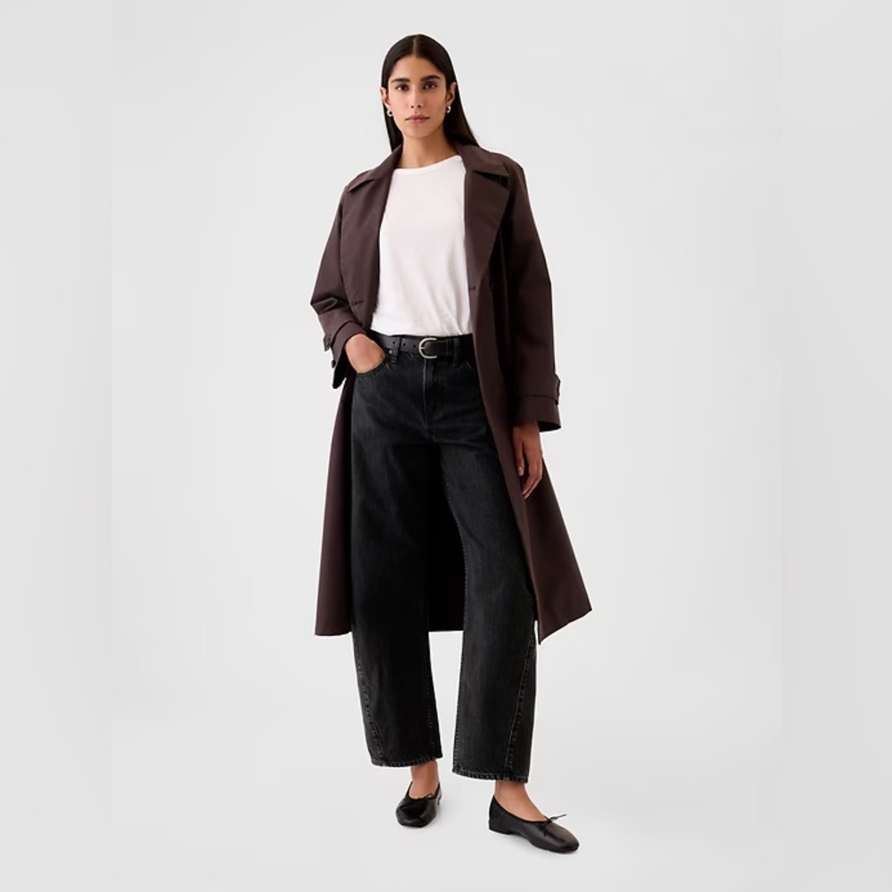 Gap High Rise Barrel Jean